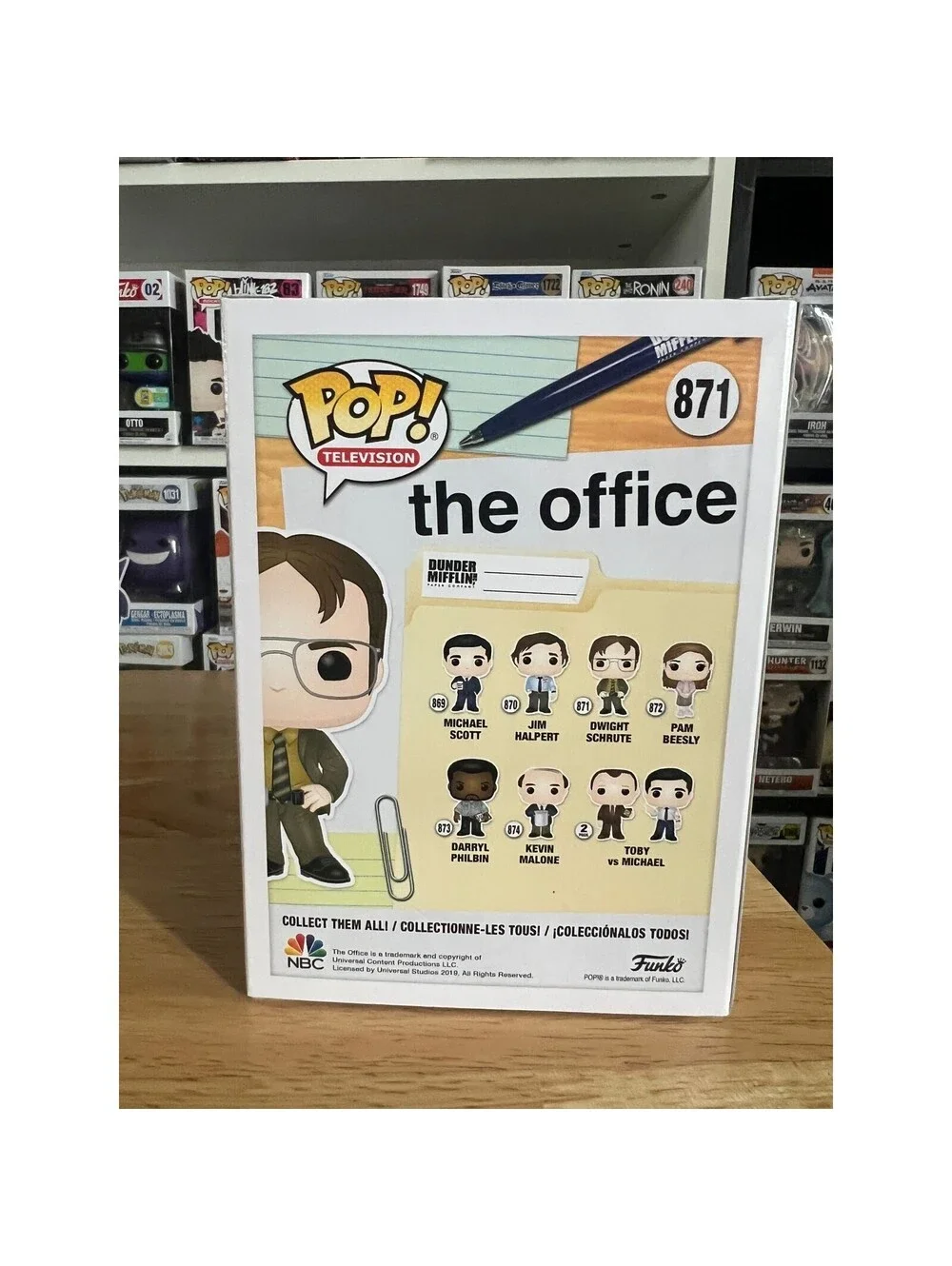 VAULTED Dwight Schrute Funko Pop #871 The Office Television Tv Show Rainn Wilson